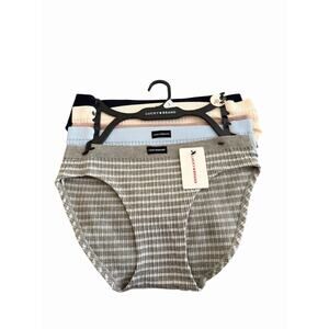 Lucky Brand Women’s Panties Bikini Multi Color Sz : L 5 Pack MSRP $60